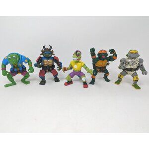 VTG TMNT Teenage Mutant Ninja Turtles Mixed Figure Lot of 5 Wacky Action Mike